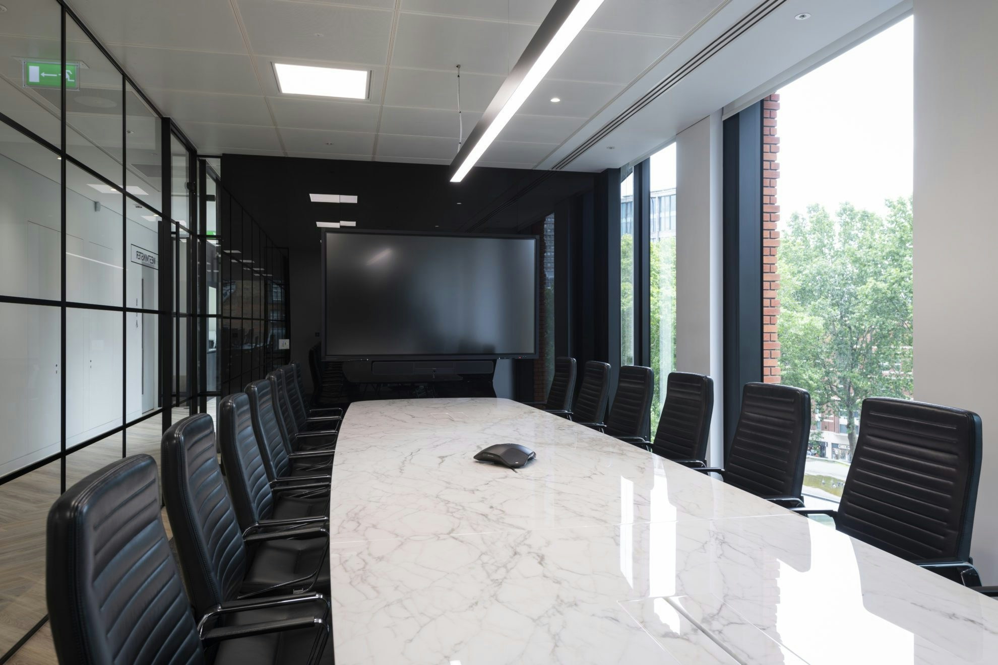 Design and Build of Marble Board Room Table at Rolls-Royce & Partners Finance London
