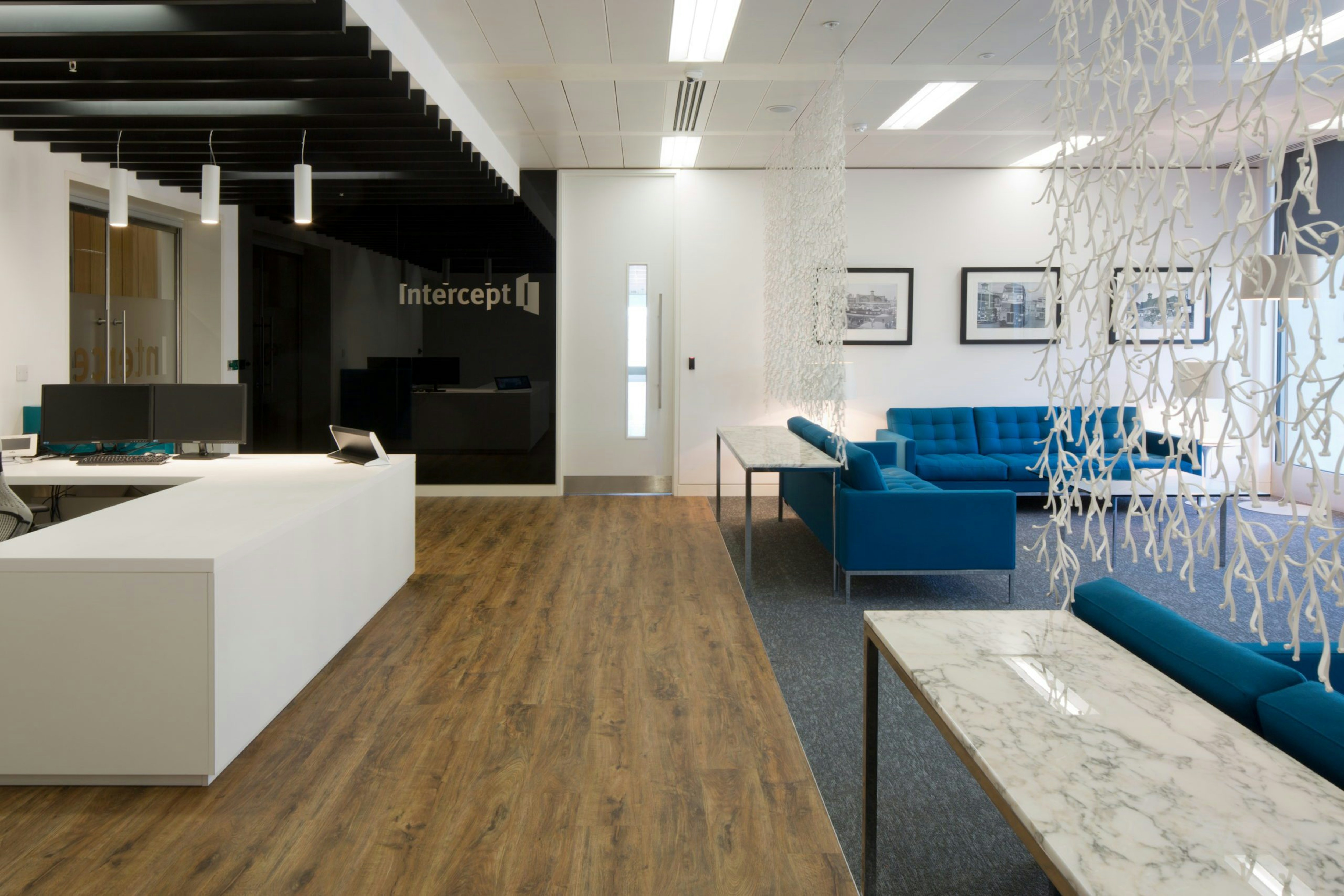 Intercept Open plan reception