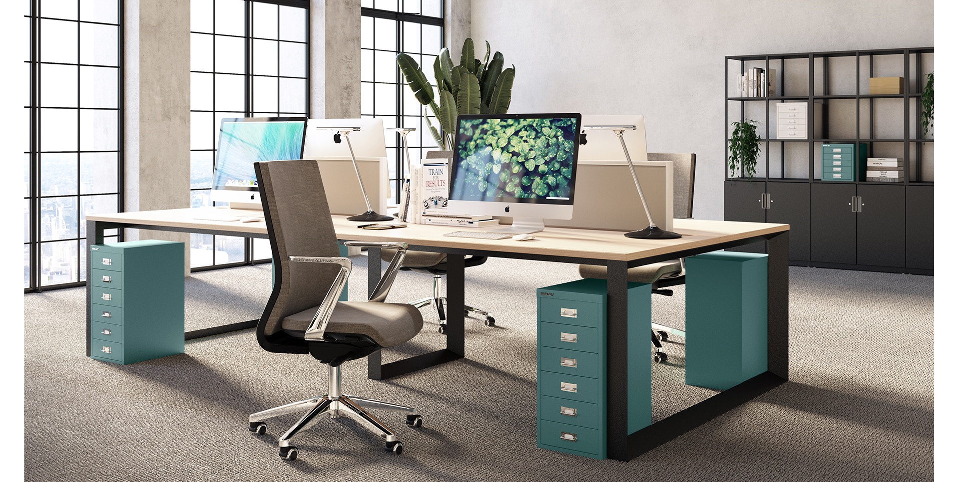 Bisley Office Furniture - Desk and Chair