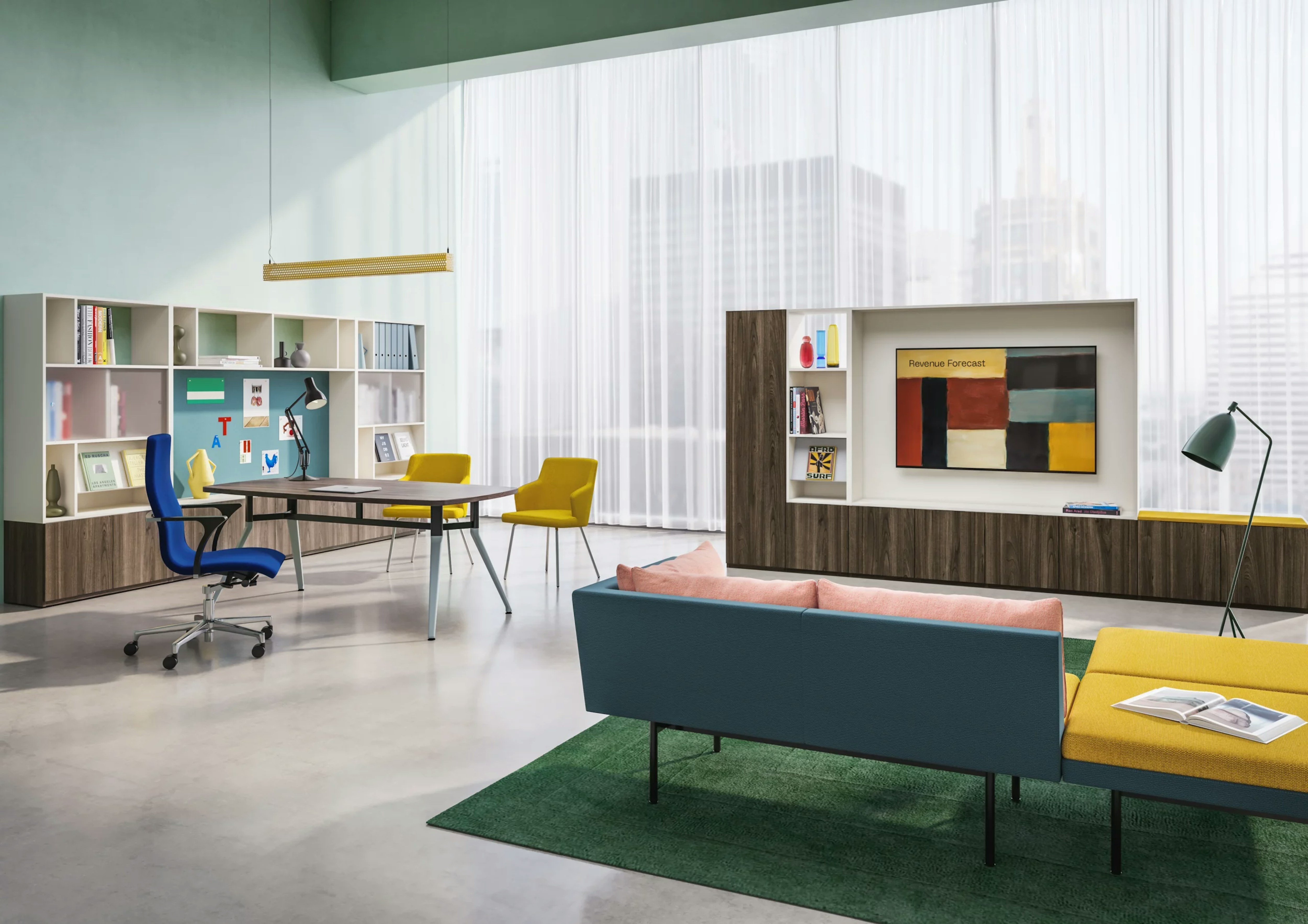 Kimball Office Furniture - Large Private Office Space