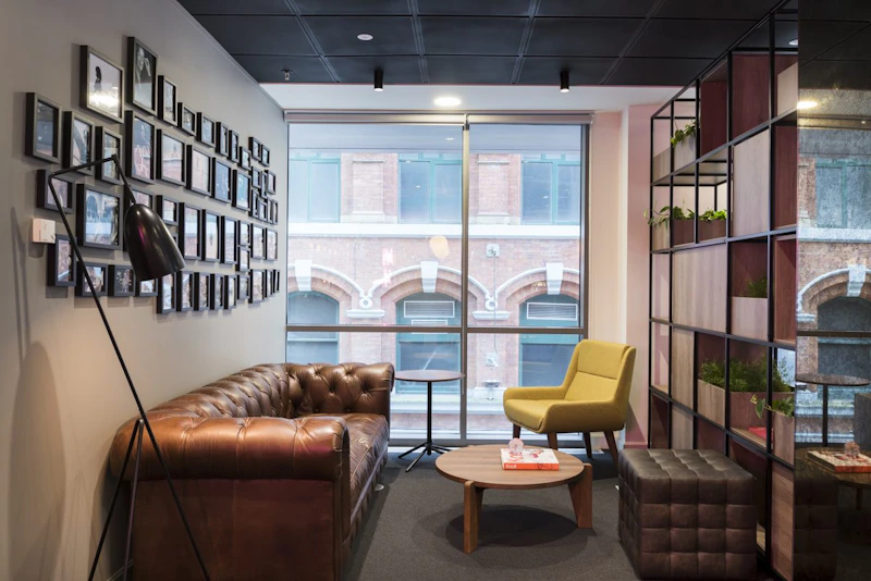 Latham and Watkins law firm Manchester workspace with contemporary breakout areas