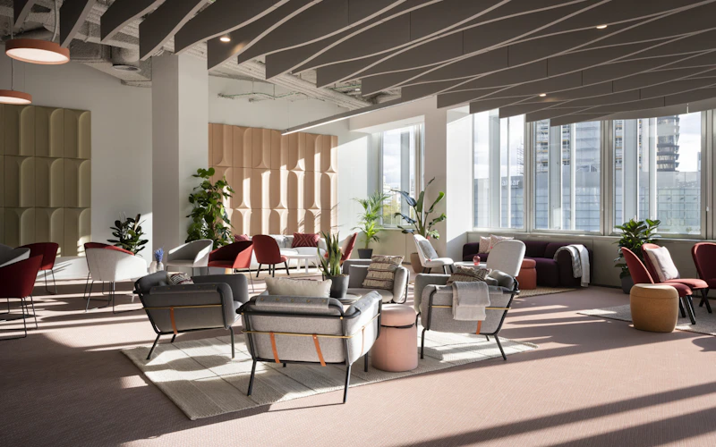 Netflix London office workspace by K2 Space