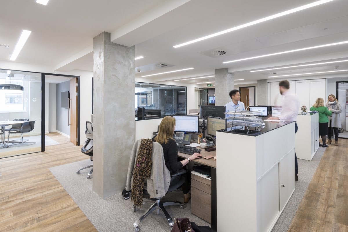 Riverstone open plan workspace