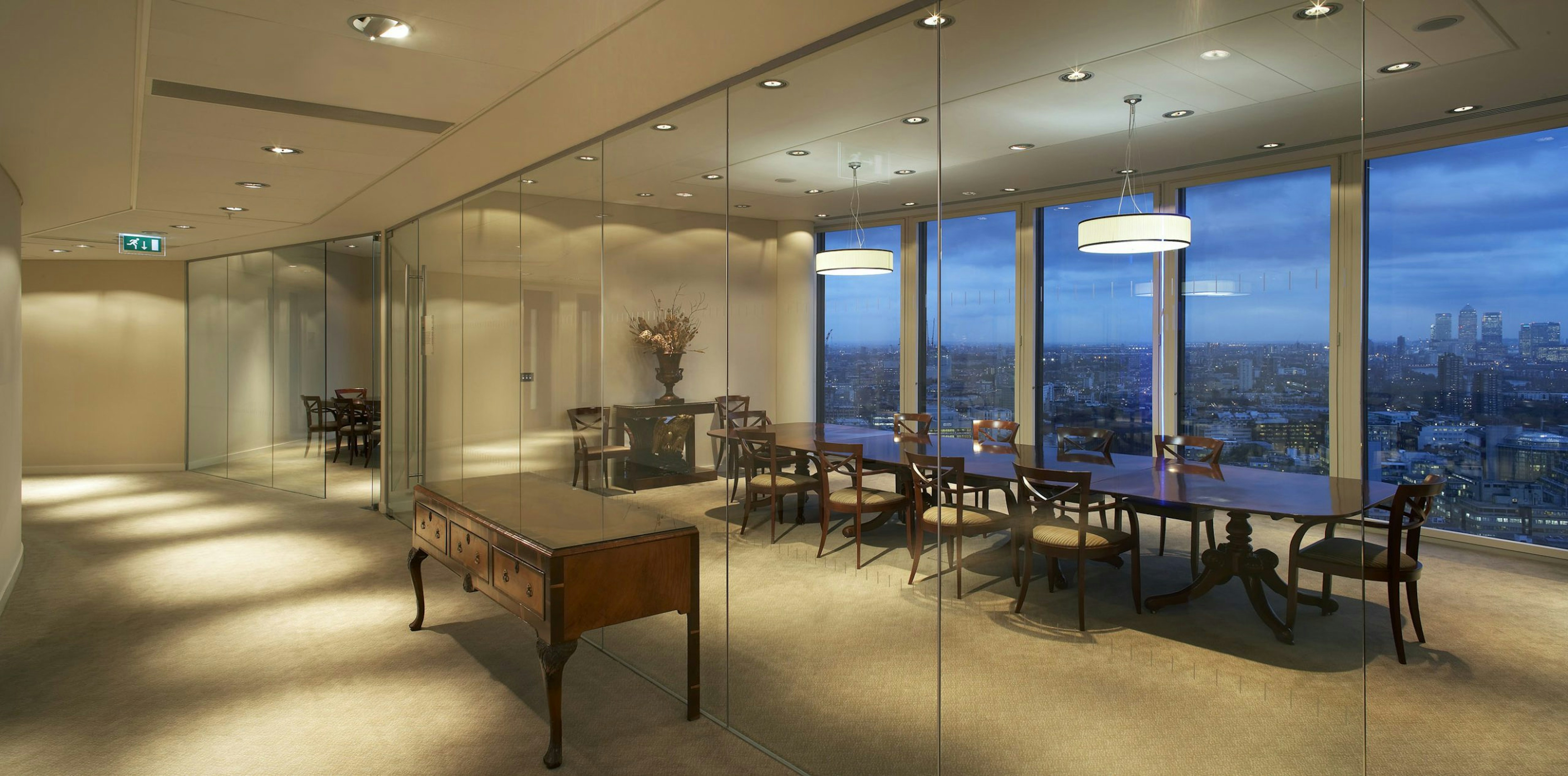 Willis Boardroom with panoramic view