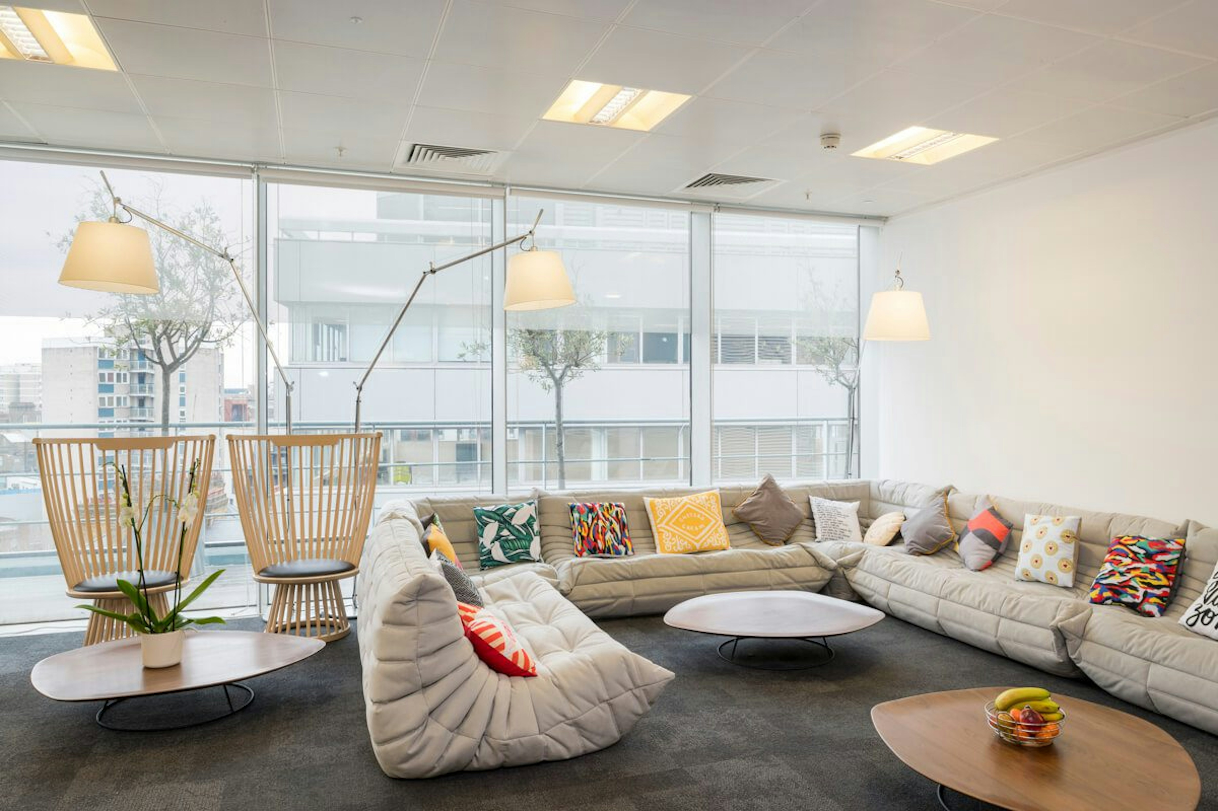 VoucherCodes Chill sofa area