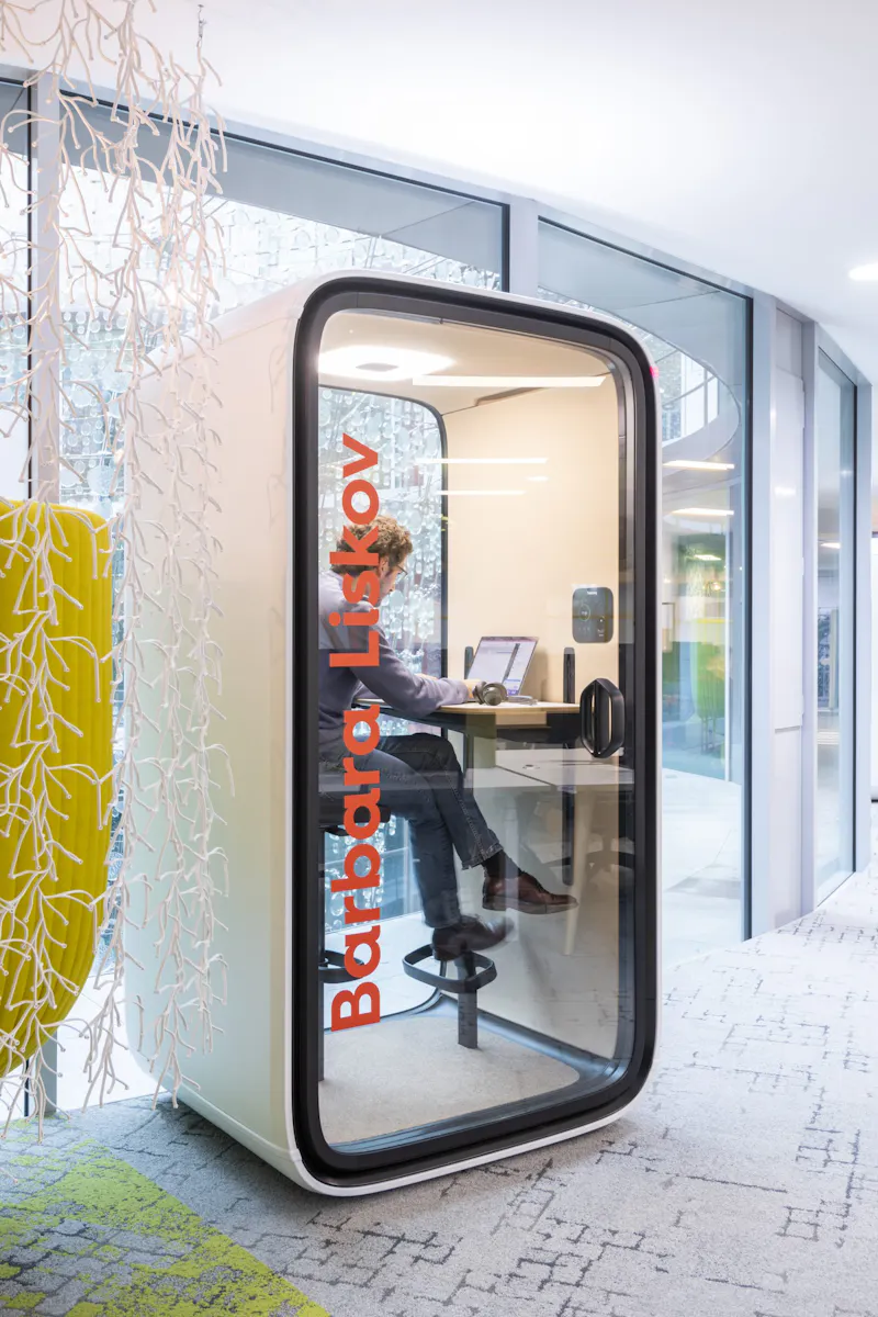 Social Kitchen — Criteo, London by K2 Space Social kitchen and dining area at Criteo London by K2 Space, designed as the daily heart of the floor