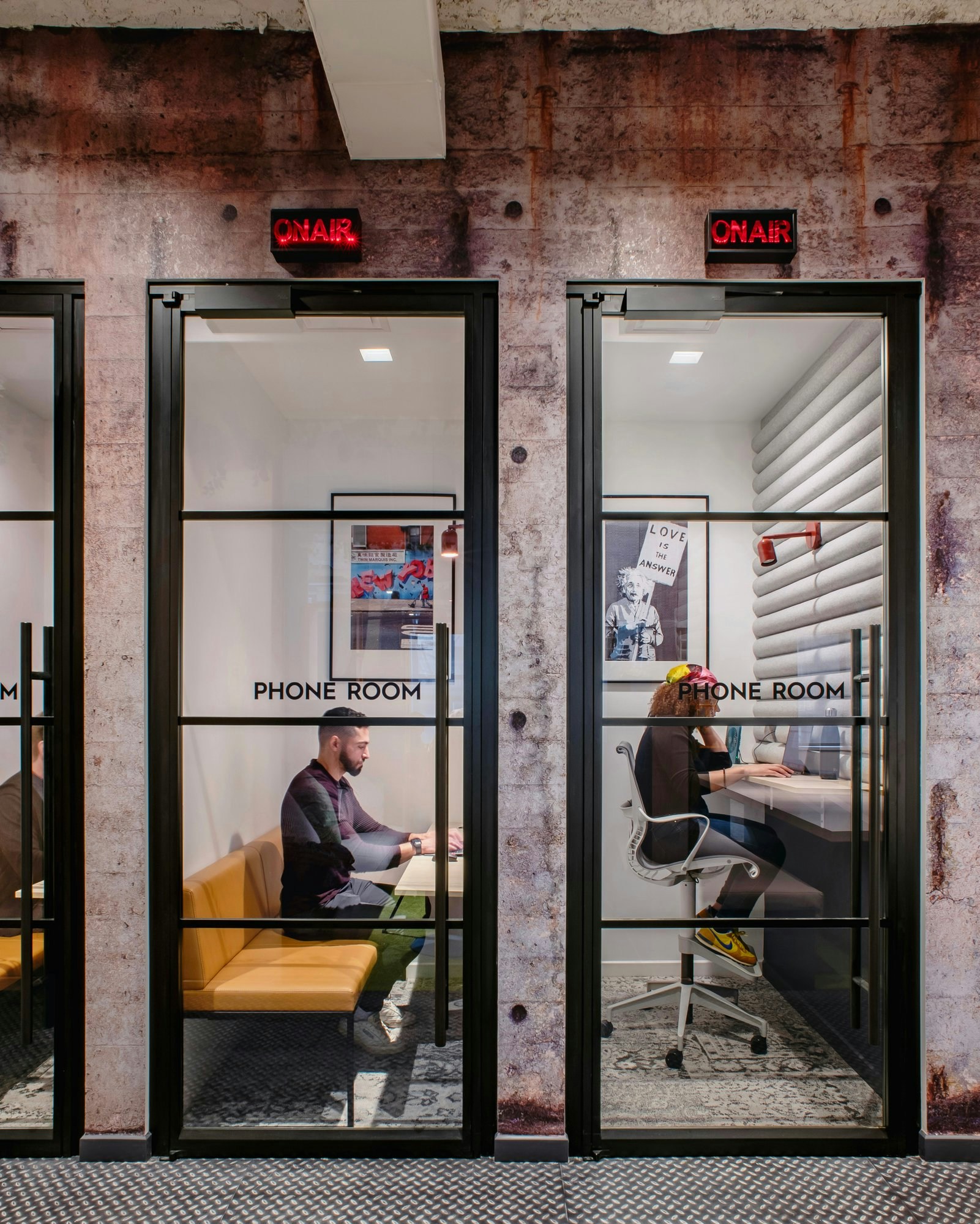 Meeting Booths - On Air - at New York Office