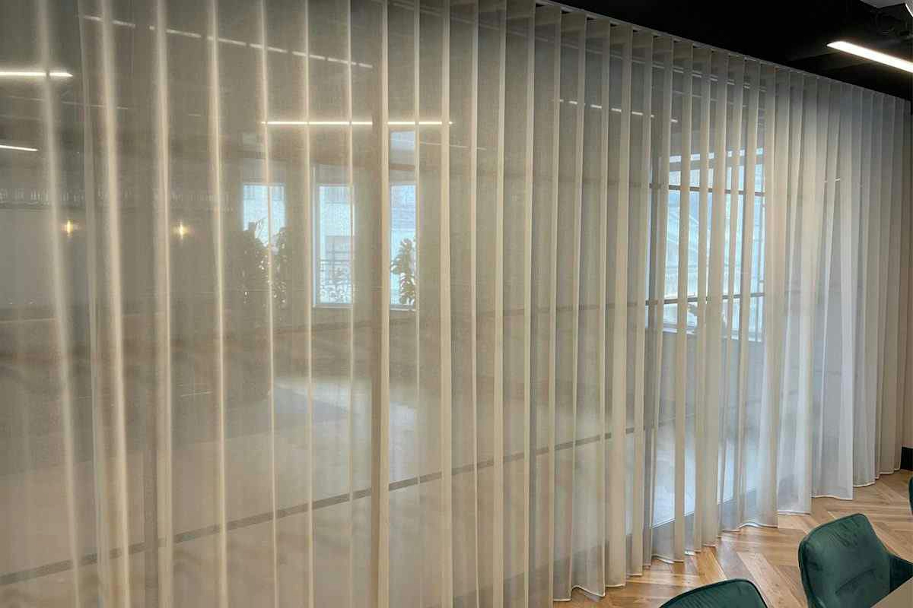 Voile Curtains in the Workplace - K2 Space