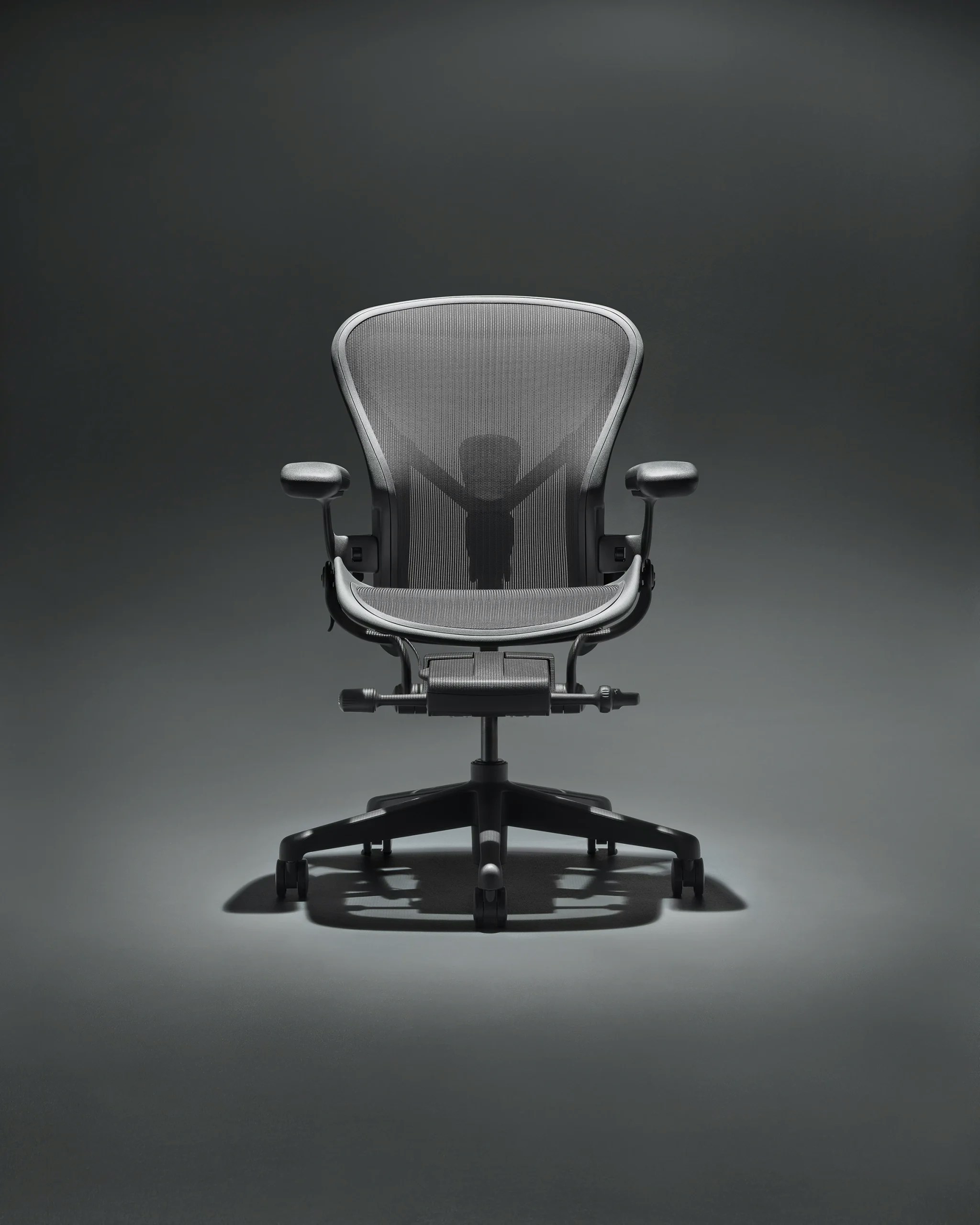 Herman Miller Aeron Chair - Dark Shadow