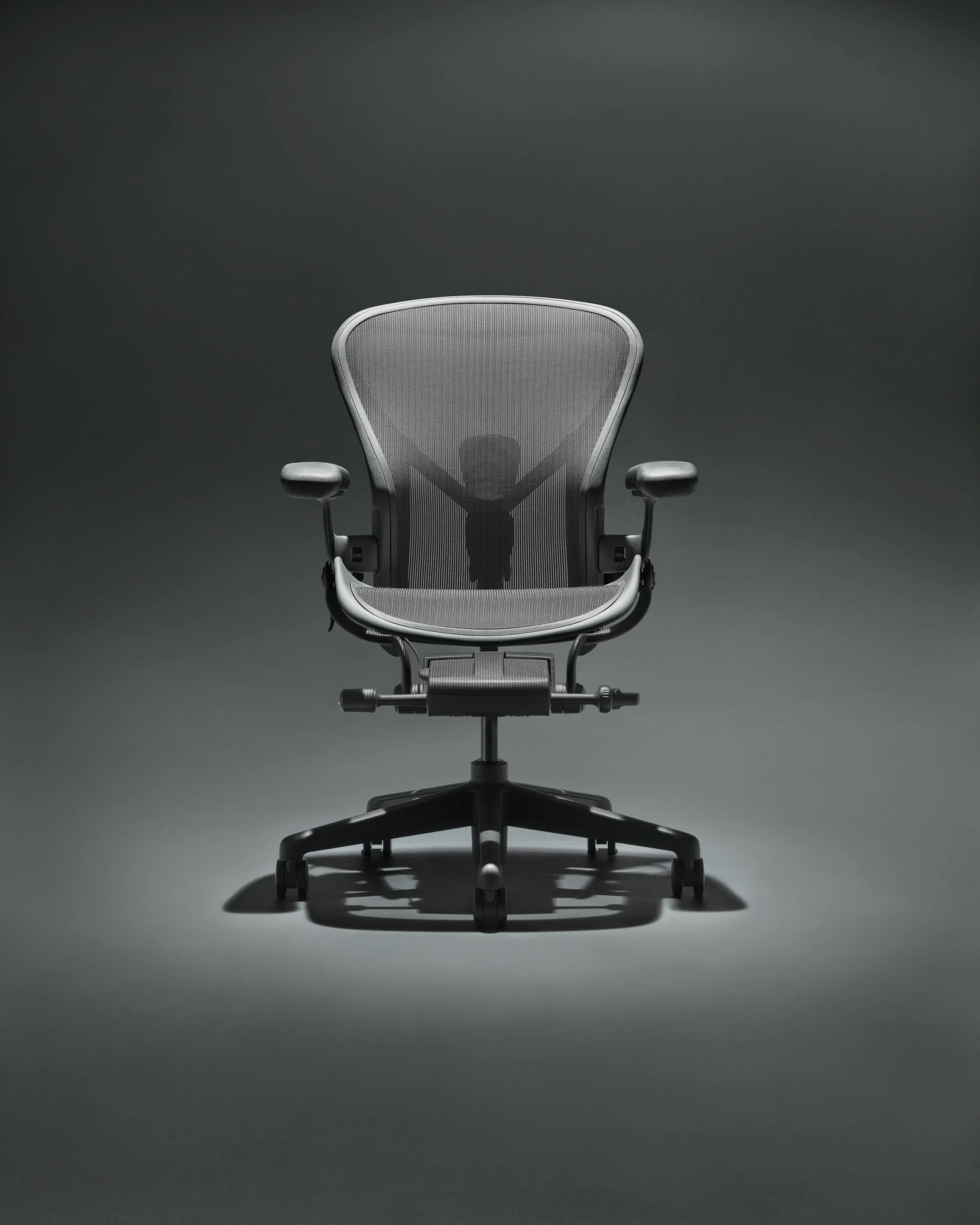 Herman Miller Aeron Chair - Dark Shadow