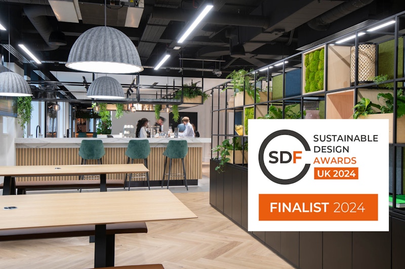 Award-winning sustainable office design with environmental accreditation