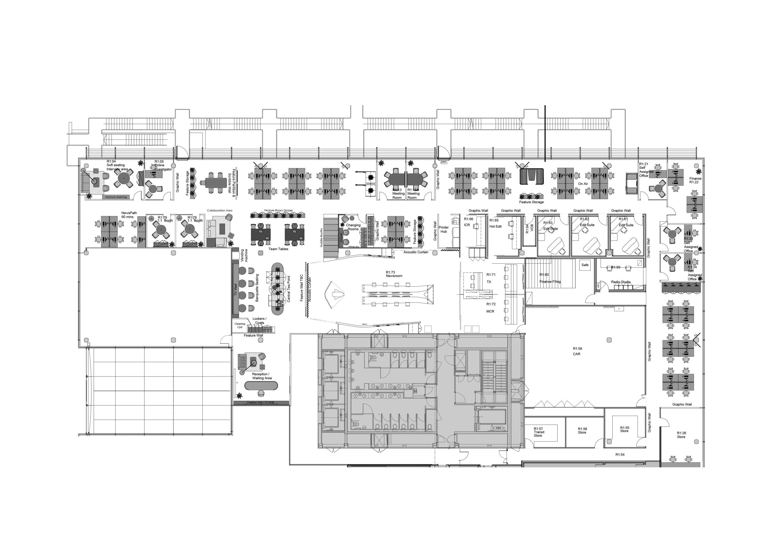3. What space works for our company - a General-Arrangement-Space-Plan-Black-and-White