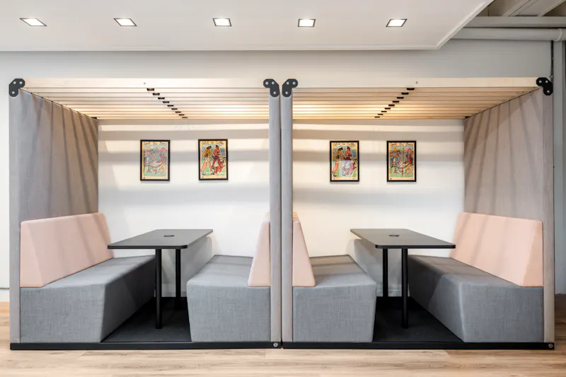 Social Club Hub — Lofbergs, London by K2 Space Social hub and communal gathering space at Lofbergs London by K2 Space