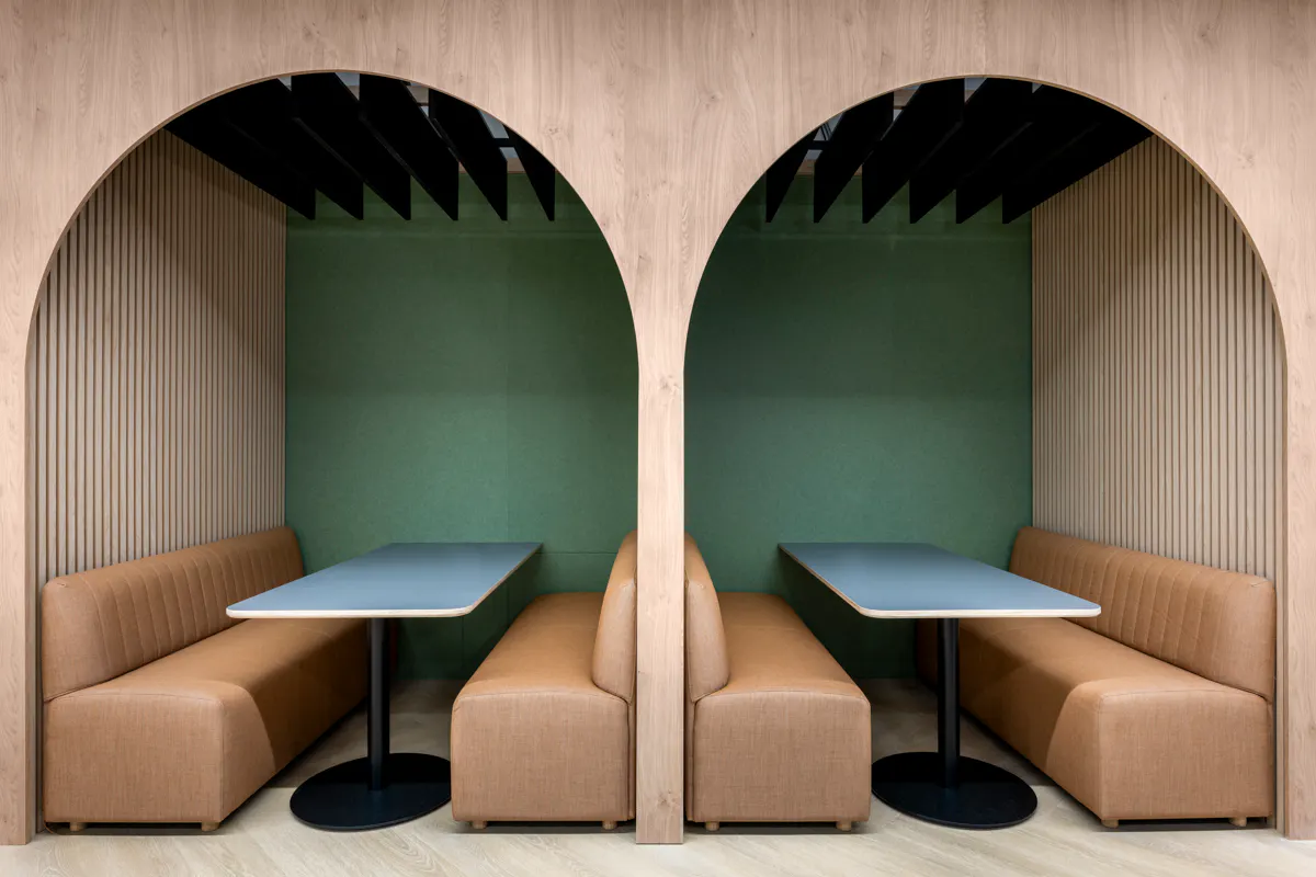 Neurodiverse Office Design Range of sensory environments and quiet retreat settings supporting neurodiverse staff in the workplace by K2 Space