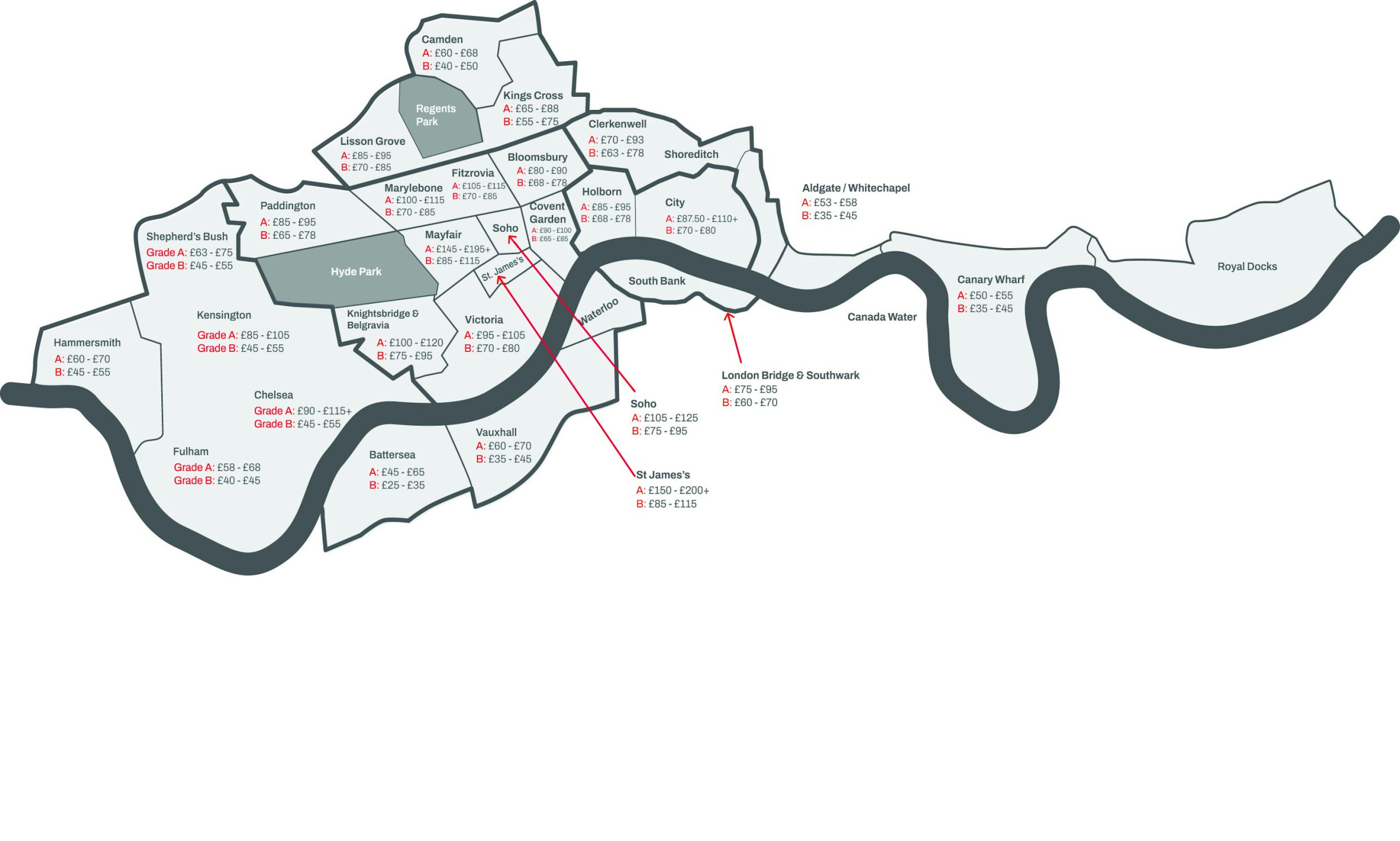 London Rent Report Map 2026