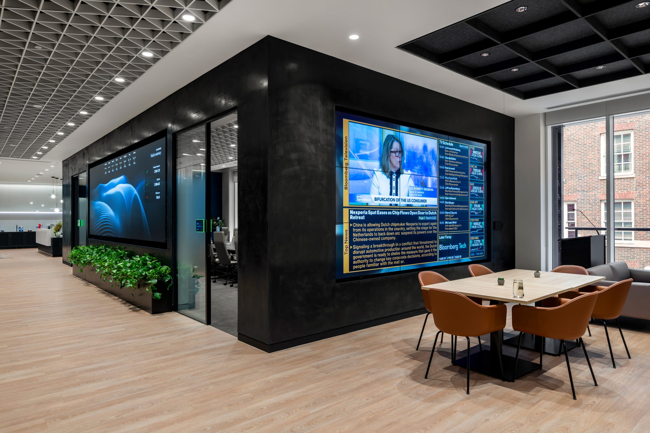 US investment firm London office fit out — Mayfair