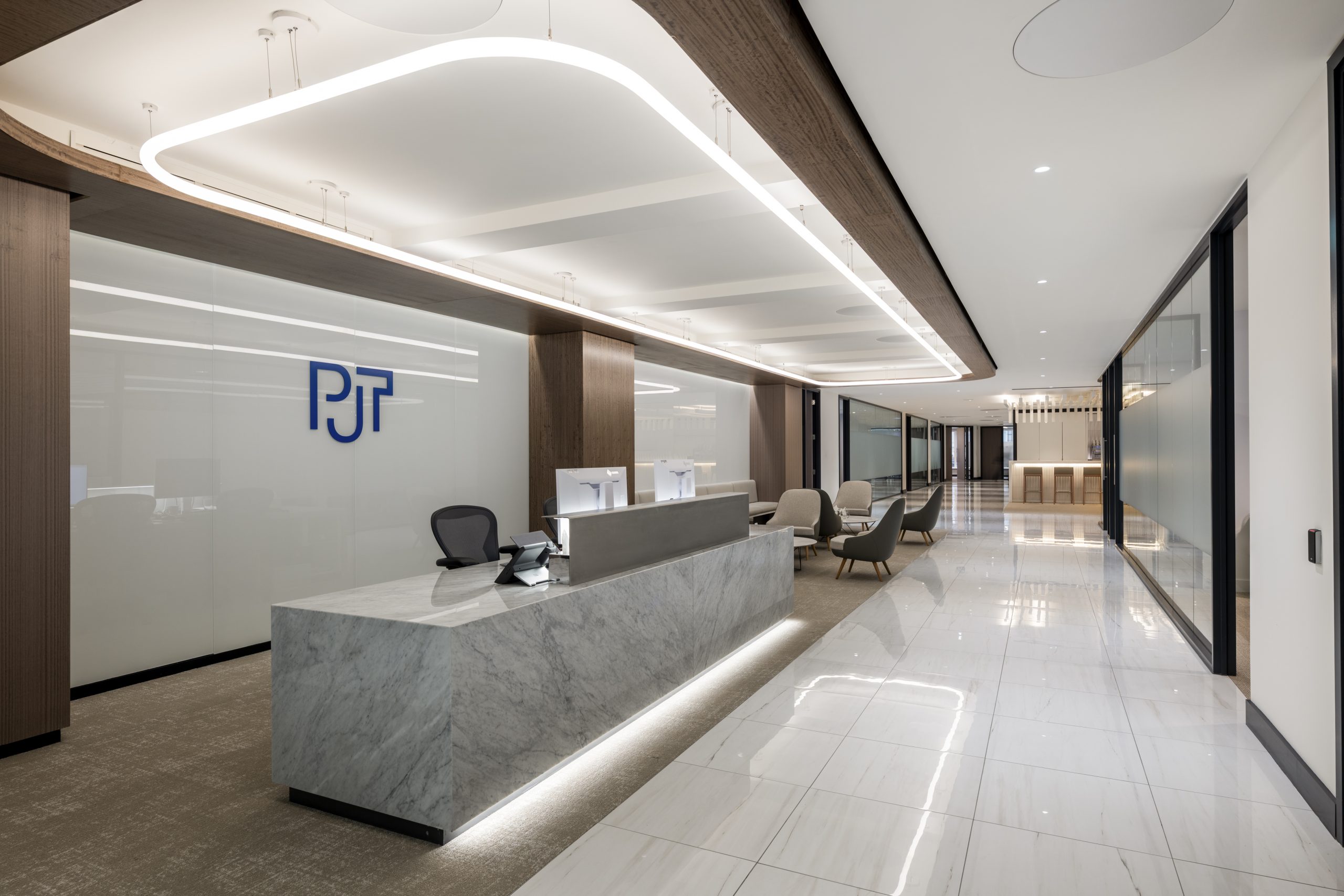 PJT Partners office design by K2 Space in Mayfair