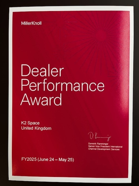 Millerknoll Dealer Performance Award