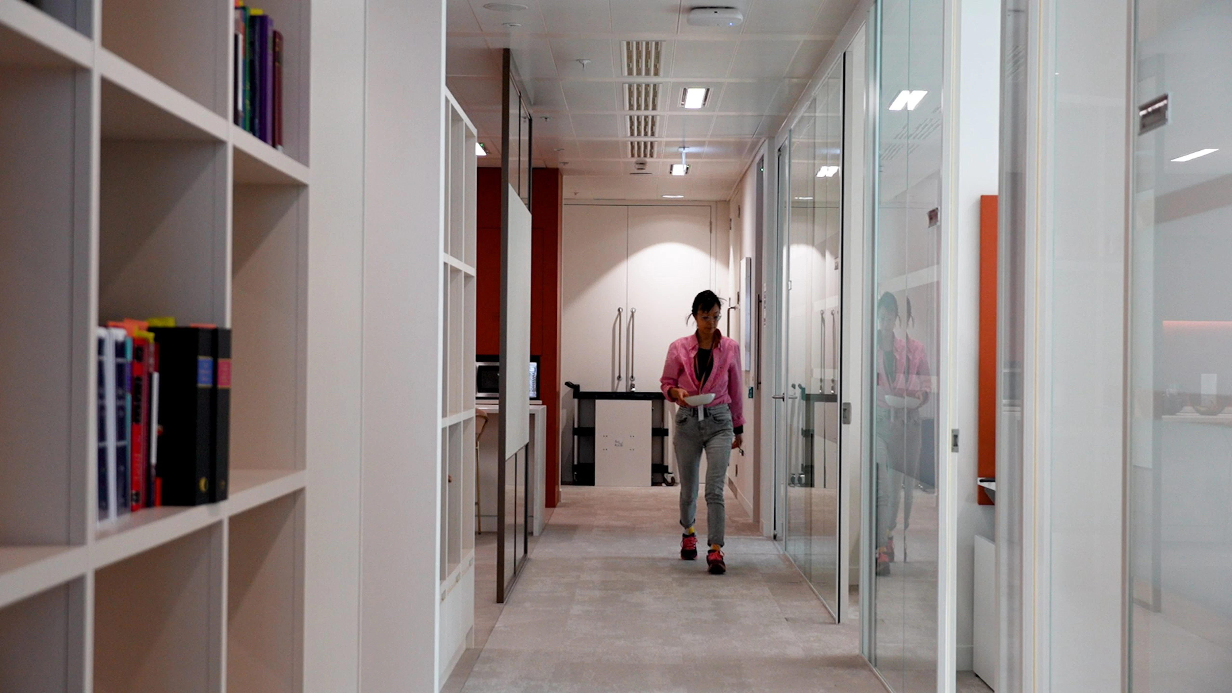 OMelveny – Corridor with Person Walking 01