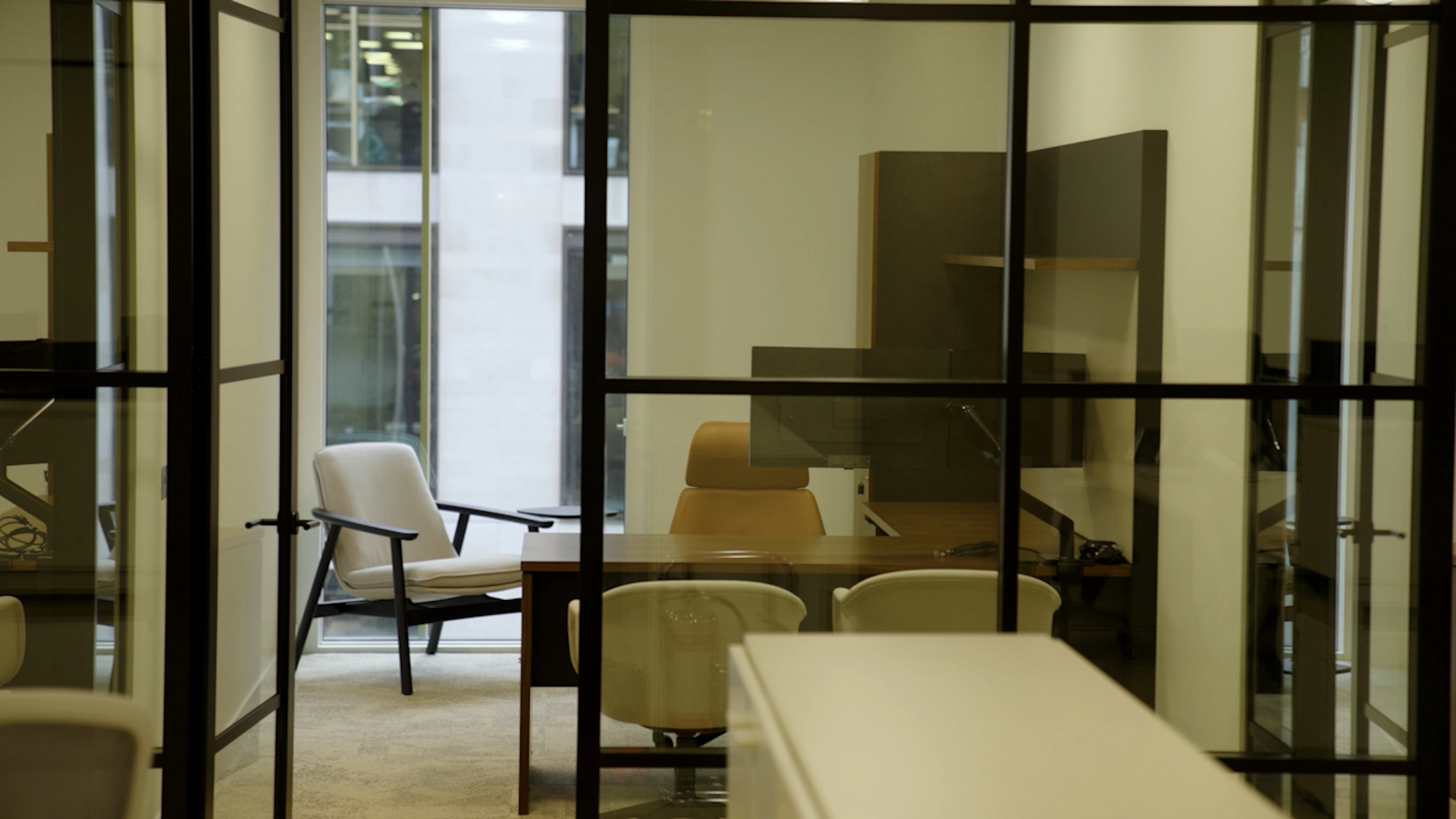 Platinum Equity Office Fit Out - Glass Partitioned Private Office