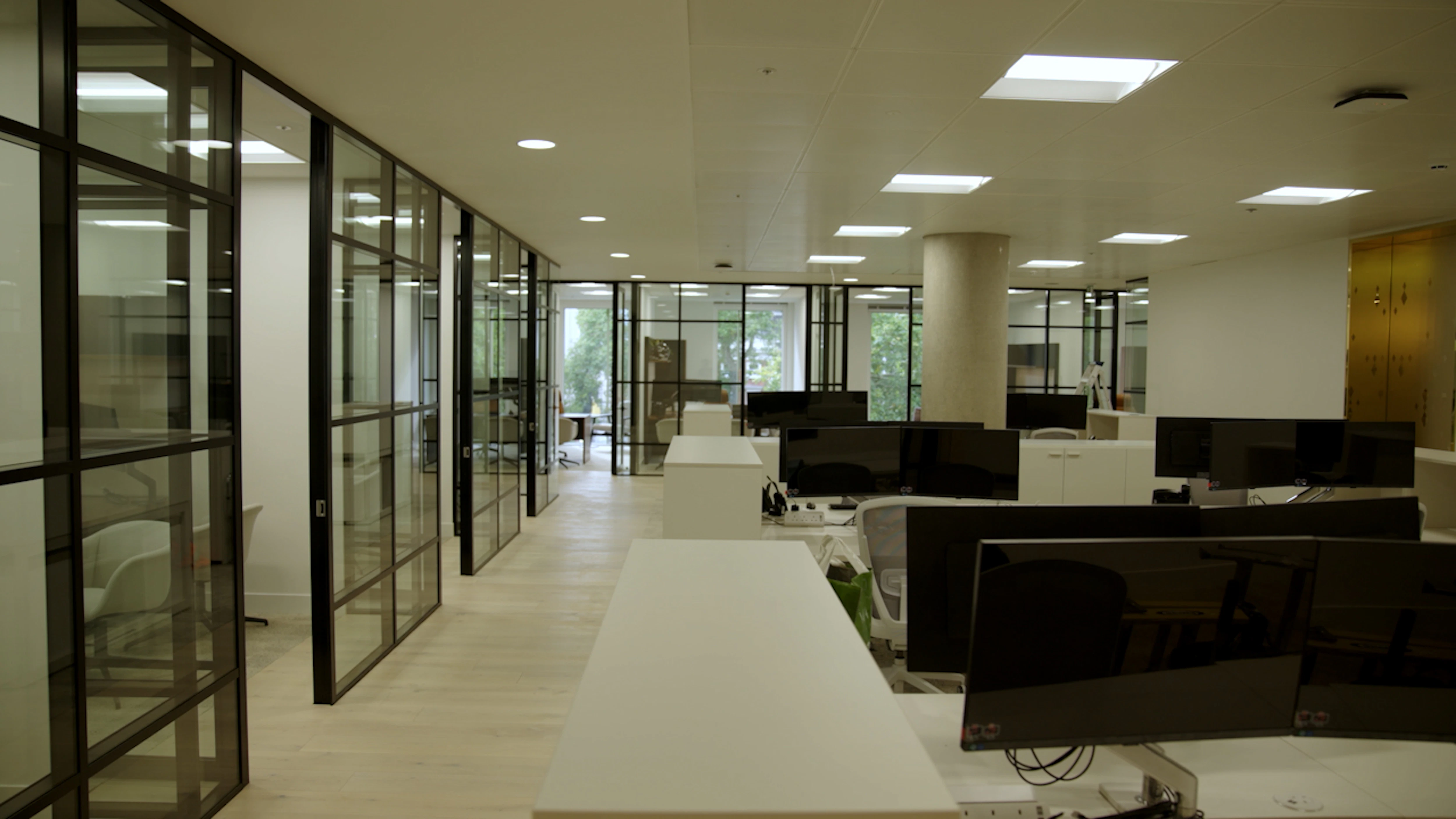 Platinum Equity Office Fit Out - Open Plan Workspace