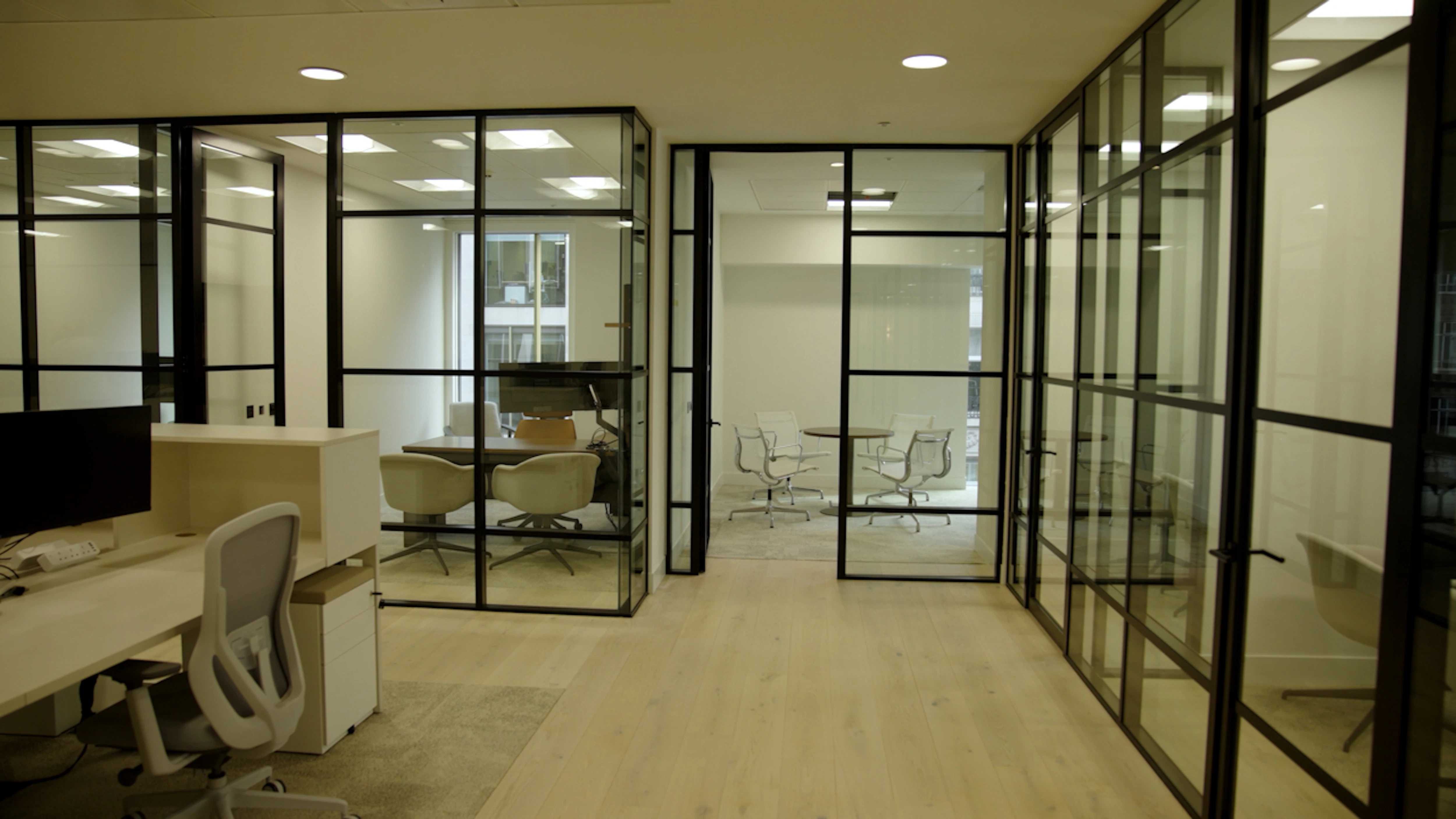 Platinum Equity Office Fit Out - Workstations And Meeting Rooms